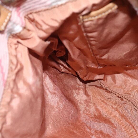 BURBERRY Blue Label Shoulder Bag Canvas White Auth bs23896 - Picture 12 of 16